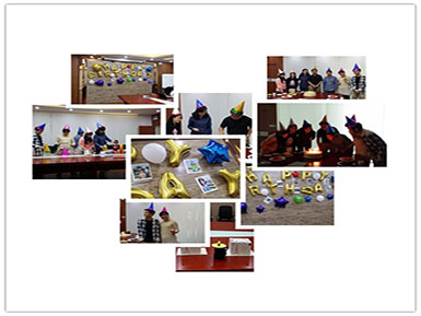 公司举办2015年第一、第二季度员工庆生活动