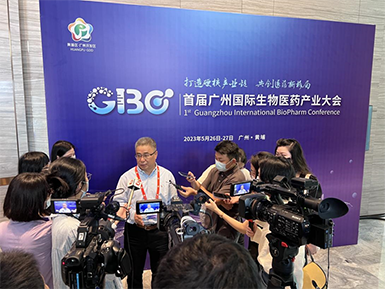 k8凯发官网首页登录张健存博士在首届广州国际生物医药产业大会接受广州电视台采访
